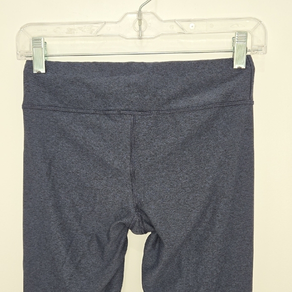 The North Face Dark Grey Blue Yoga Work Out Ruching Detail Leggings - Picture 6 of 9